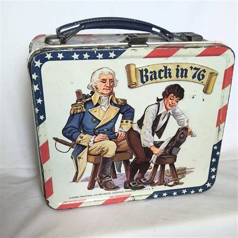 1776 metal lunch box|1776 1976 Lunchbox .